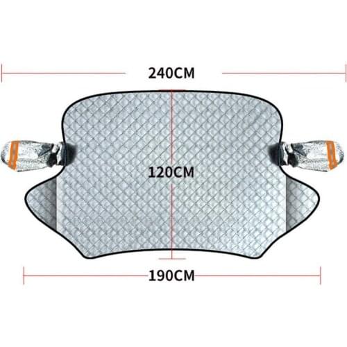 Winter Thick Magnetic Car Front Aluminum Windshield Anti UV Sunshade Snowt-proof Cover автомобильные товары Детали экстерьера