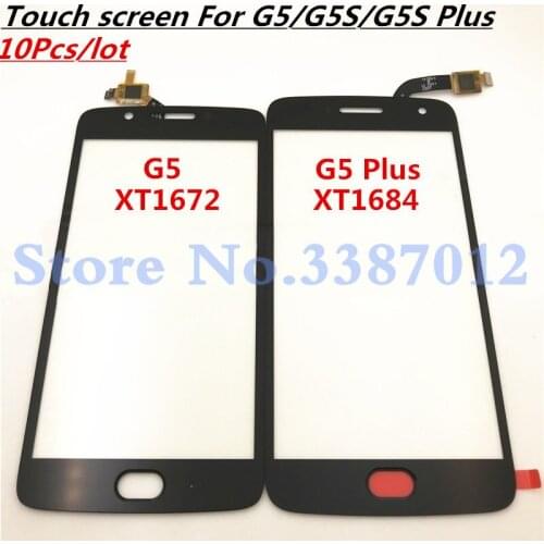 10Pcs Touchscreen Sensor For Motorola Moto G5 G5 Plus G5S+ G5s Plus G5s Touch Screen Touch Panel Glass Replacement Repair Parts