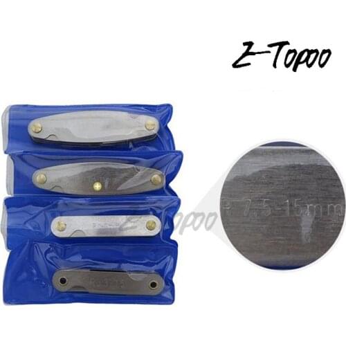 4 Pcs Radius Gauges Set R0.3-1.5/R1-7mm/R7.5-15mm/R15.5-25mm Stainless Steel R1-6.5 7-14.5 15-25 26-80 Concave Convex arc tools