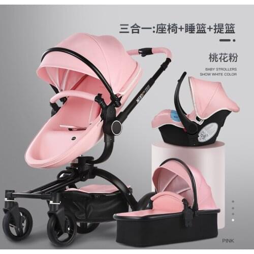 9229 Baby Stroller Bed Dual Purpose Box Armchair Newborn High Landscape Lightweight Baby Cart