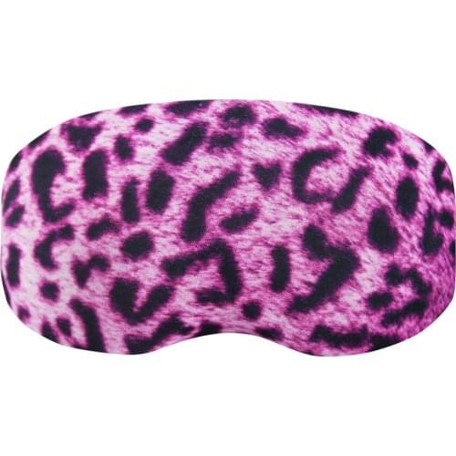 Pink Leopard ski glasses case