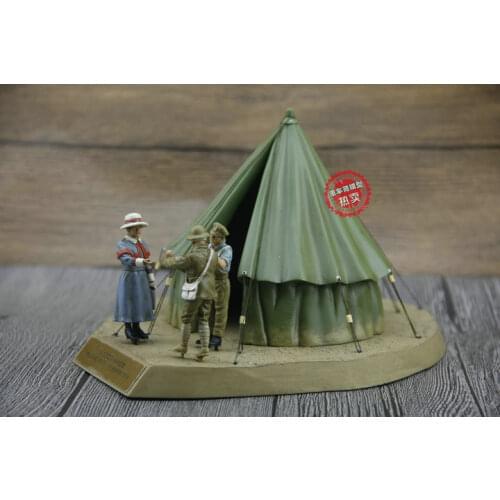 Figure 1:32 Medical Tent Scene Puppet Warrior Military ModelWorld War I 1916Sommebattle