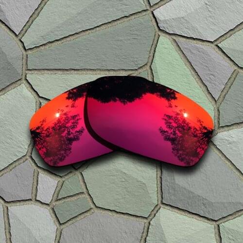 Violet Red Sunglasses Polarized Replacement Lenses for Oakley Fives Squared