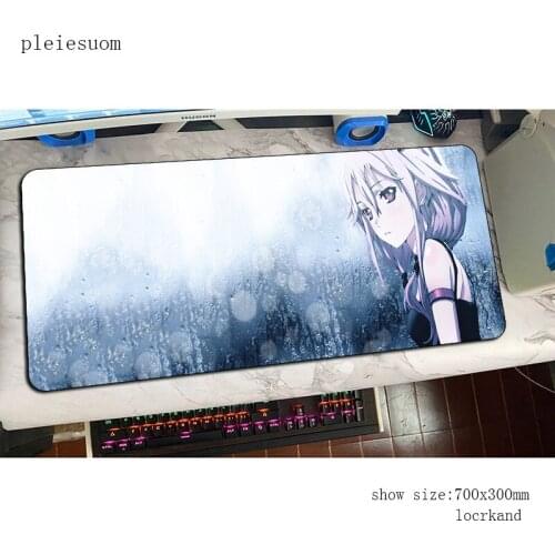 Anime girl mousepad gamer 700x300mm locrkand gaming mouse pad High-end notebook pc accessories laptop padmouse ergonomic mat