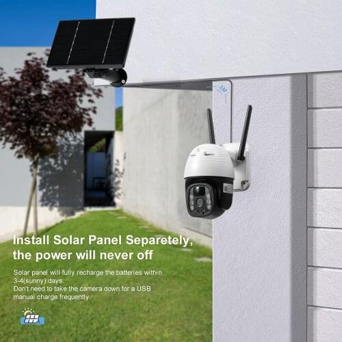 4G SIM Card Camera WiFi 1080P Solar Outdoor Security Camera CCTV Motion Detection Night Vision Battery Video Surveillance Camera