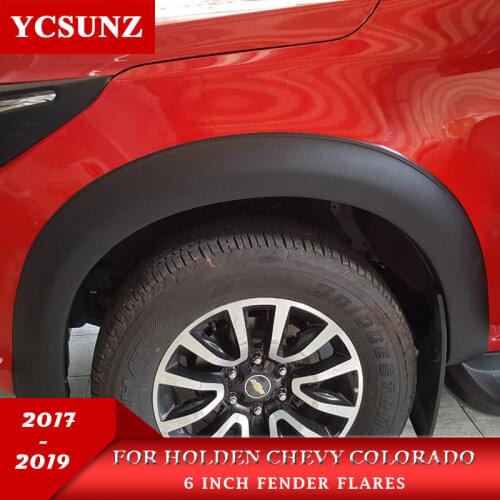 Wheel Arch Fenders Mudgurds Fender Flares For Holden Chevy Colorado 2017 -2019 2020 Double Cab Thailand Model