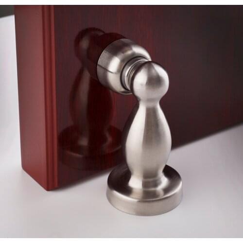Brushed stainless steel strong magnet Door Stopper