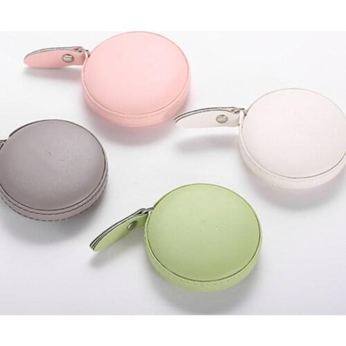 Mini Cortex Tape Measure Plastic Portable 1.5m Retractable Ruler Centimeter/Inch Three Bust Hips Waist