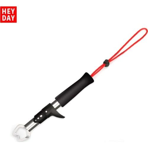 Multi-function Fish Grip 21.5cm Stainless Steel Fish Catcher Light Fish Pliers Bear 15kg Seamless Pliers Fishing Tongs