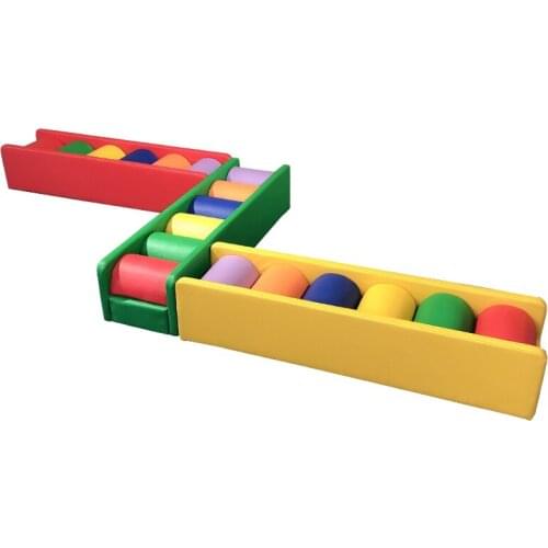 Soft Toys Playground Customized Single Plank Bridge Balance Board Software Puzzle Game YLWS84