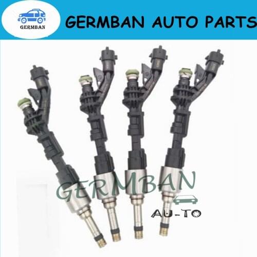 Set of 4 High Quality Gas Fuel Injector CJ5G-9F593-AA For Volvo S60 II Ford Fiesta ST 1.6 2010-2014 No#0261501550 0261500155