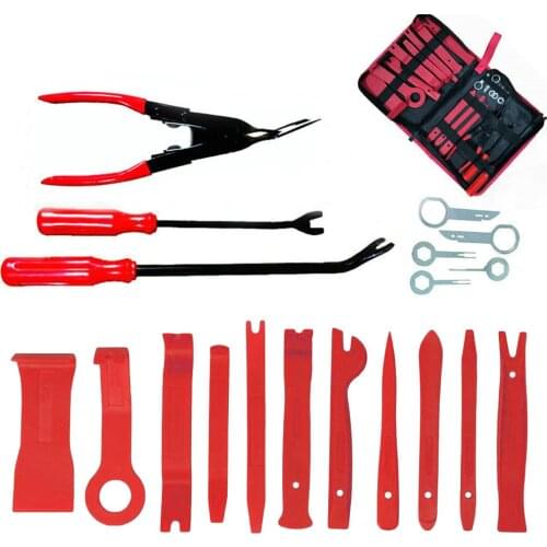 Car Disassembly Hand Tool Kit Car Interior Pry Tool Kit Door Clip Trim Panel Dashboard Removal Tool Car Radio Installer Tools