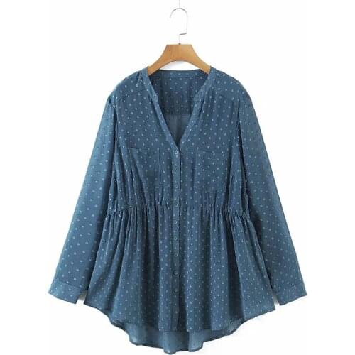 Синие блузки Nlzgmsj China At AliExpress