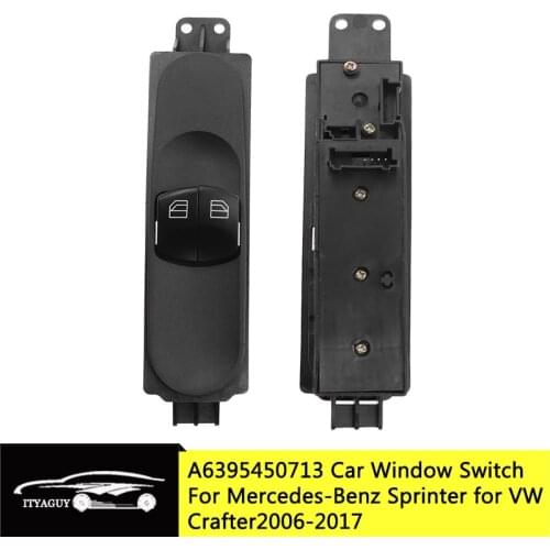 Car Front Left Electric Power Window Control Switch For VW Crafter For Mercedes-Benz Sprinter 2006-2017 A6395450713 6395450713