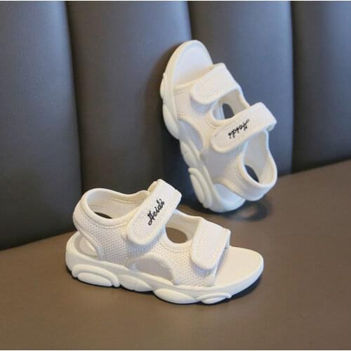 Childrens Sandals 2021 Summer New Boys And Girls Casual Beach Shoes Girls Shoes Soft Sole Baby Kids Shoes