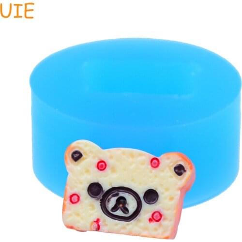 GYL231U Tiny Bear Cake Silicone Push Mold 17mm - Cupcake Decoration Bakeware Mould, Mold Resin Mold Food Safe