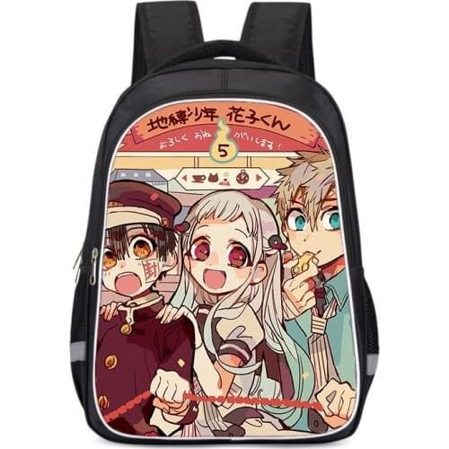 Toilet-bound Jibaku Shounen Hanako-kun Students Backpack Anime Schoolbag Leisure Oxford Girls Boys Teenage Mochila Infantil