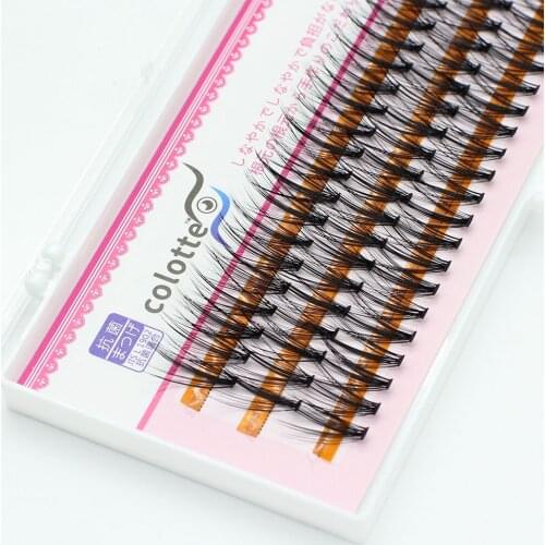 Super Bundles Natural Makeup Individual Cluster EyeLashes 3D Volume Grafting Fake False Mink Eyelash Extension Lash Bunche