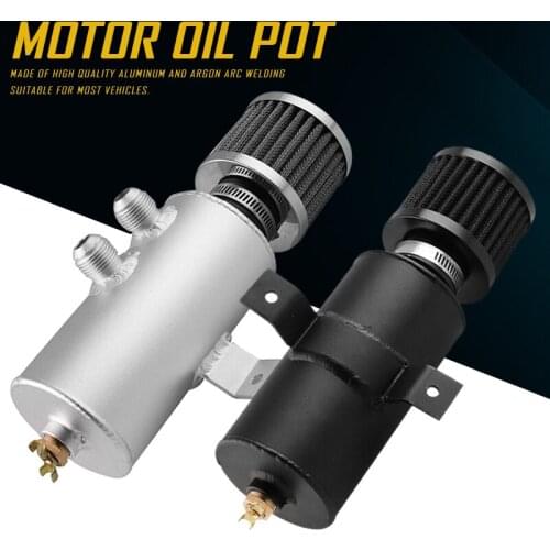 Spot Universal 10AN Oil Catch Can Reservoir Tank with Breather Filter 0.75L Accessories M8617