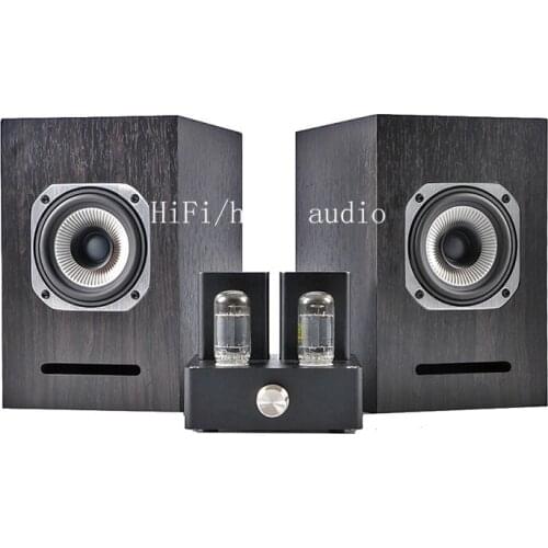 Mini Class A tube amplifier 6AD10 PA1501A tube amplifier, with speaker, the sound is very good