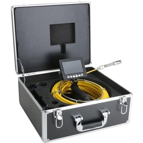 16GB TFCard DVR IP68 4.3 Monitor Handheld Pipe Inspection Video Camera Drain Sewer Pipeline Industrial Endoscope For Inspection