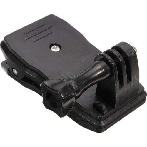 New 360 Degree Rotating Backpack Clip Universal Quick Release Clamp Hat Mount Support for Go Pro Hero 5/4/3+/3/2/1 Mayitr