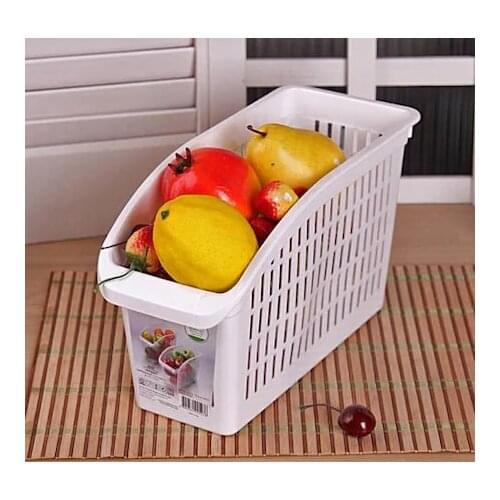 4 pcs Refrigerator Organizer Storage Box Adjustable Stretchable Drawer Rangement Fresh Spacer Layer Shelf Cabinet