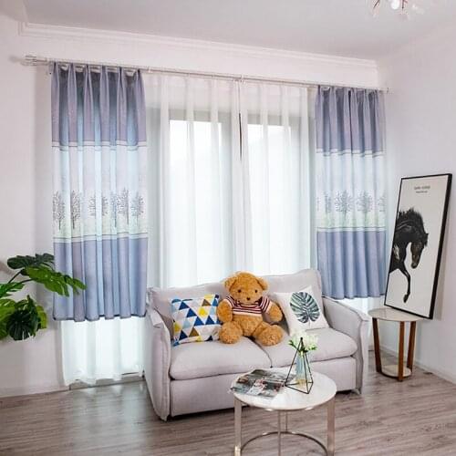Curtains For Kitchen Bedroom Window Treatment Solid Water Proof Curtains for Living Room Custom Made