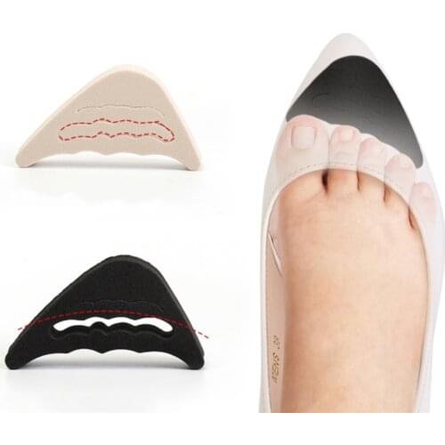 1Pair Forefoot Insert Pad For Women High Heels Toe Plug Half Sponge Shoes Cushion Feet Filler Insoles Anti-Pain Pads Memory Foam