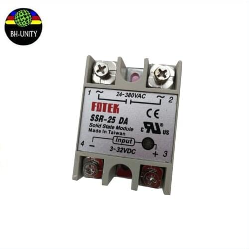 2pcs/lot inkjet printer spare parts of relay SSR-10 DA for ICONTEK crystaljet wit color allwin gongzheng flora inkjet printer