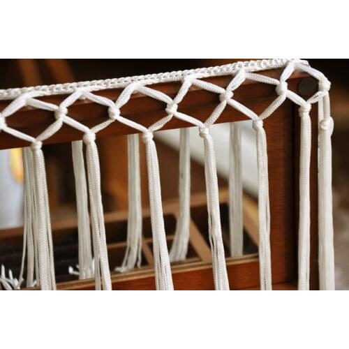 5 yard 21cm 8.26" wide ivory tassels fringes lace trim ribbon HB15121612L5K1231