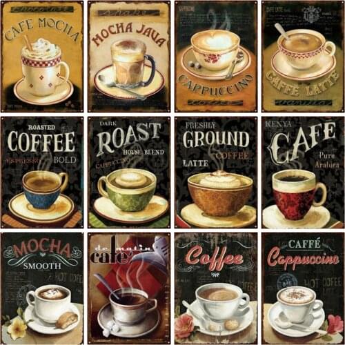 Huacan Diy Diamond Painting Coffee Cup Full Square/round Diamond Mosaic Embroidery Text Scenery Wall Decor