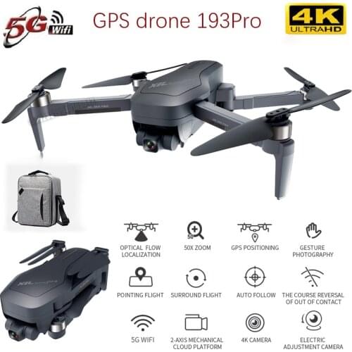 New 193pro Drone With Two-axis Gimbal Brushless Motor 2000 Meters Remote Control Gps Drone 4k Rc Aircraft Dron Fly Toys For Boy