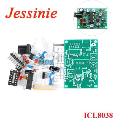 ICL8038 DIY Function Signal Generator Kit Set Multi-channel Waveform Generator Electronic Production Practice 12-24v 50-200KHZ