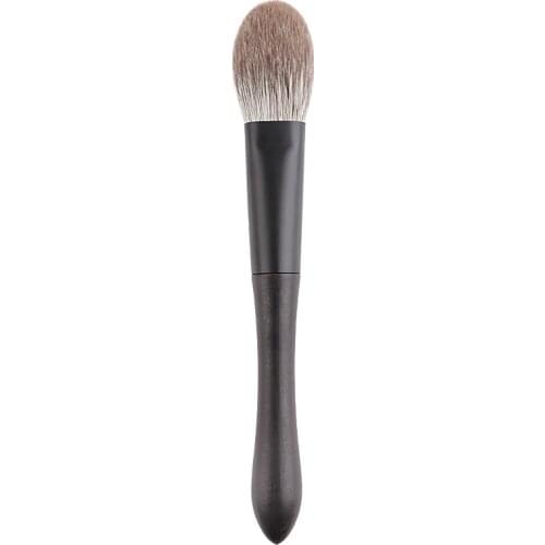Q2-21 Professional Handmade Makeup Brushes Soft Fox Hair Blush Blusher Brush Ebony Handle Cosmetic Tool Make Up Brush