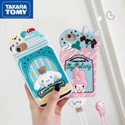 Takara Tomy Cartoon Cute Silicone Phone Case for IPhone 7/8P/X/XR/XS/XSMAX/11/12PRO/12 Phone Couple Protection Case