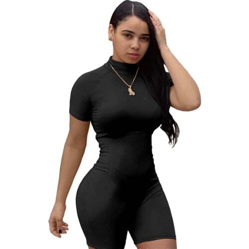 Fashion High Stretch Sexy Tights Sports Fitness Running Jumpsuit