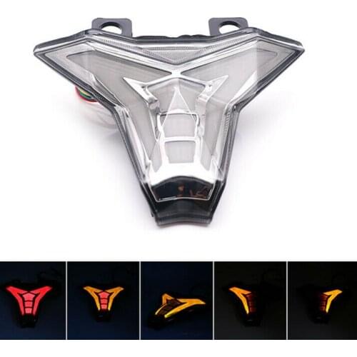 Motorcycle Running Tail Brake Turn Signal Light For Kawasaki Z1000 2014-2018