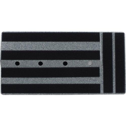PE Plastic Electric Guitar Effects Pedal Board Sturdy Hide The Power Lines 50x25cm
