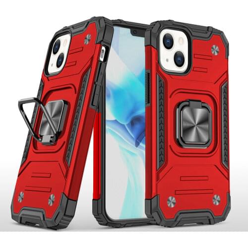 Shockproof Case Bumper Coque for iPhone 13 Pro Max 5G 2021 Case Ring Holder Back Panel for iPhone 13 Mini Phone Cover iPhone13
