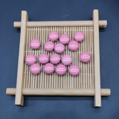 9MM Pink Sewing Crystals Round Resin Rhinestones Chinese Beads 50Pcs Acrylic Strass Bags Accessories Diy Flatback Gems Crafts