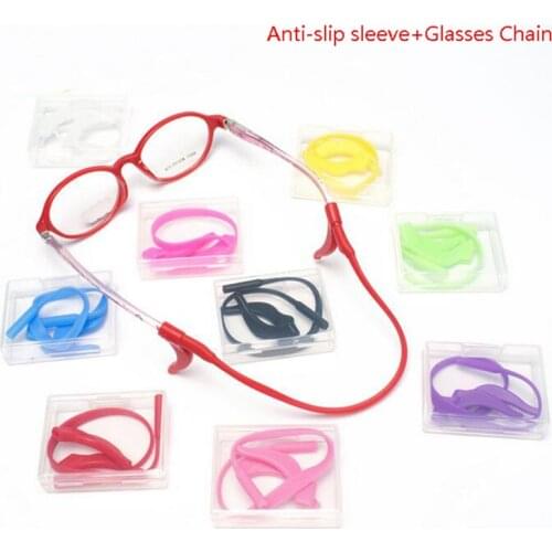 Silicone Children Glasses Chains Eyeglasses Glasses Sunglasses Strap Sport Band Cord Holder For Kids