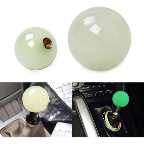 Universal Luminous Manual Transmission Round Shift Knob Head for Car Gear Shift Knob Interior Parts Auto Replacement Parts