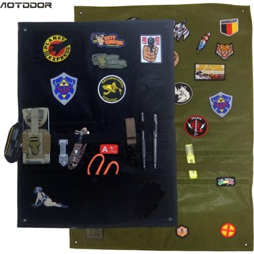 Second generation Embroidery Patches Badge Display Cloth Board Poster Storage Collection Finishing Hook and Loop Wall Hanging