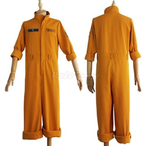 Japanese Anime Shinra Kusakabe Jumpsuit Cosplay Costume Unisex Fire Force Enen no Shouboutai Rompers Outfit C81K161