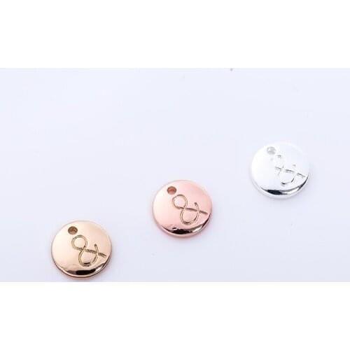 10pcs/batch Charm Symbol Charm Diy, Necklace, Bracelet Jewelry Discovered Metal
