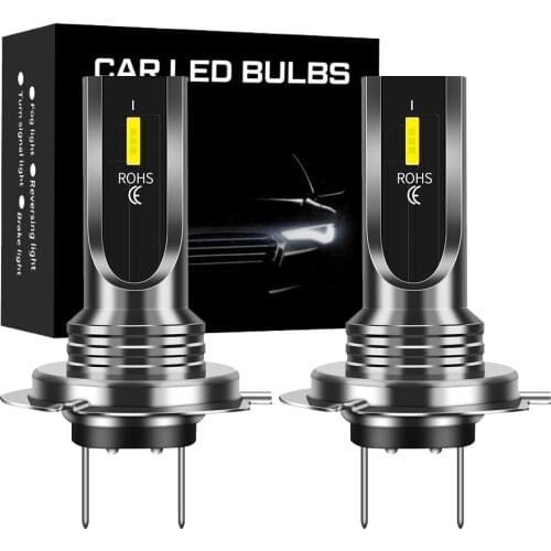 2Pcs H7 H8 H11 Led HB4 9006 HB3 9005 Fog Lights Bulb 1860 2SMD 3000LM 6000K White Car Driving Running Lamp Auto Leds Light 12V