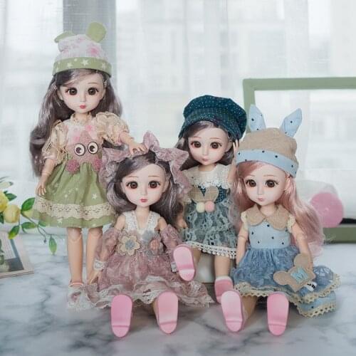 30CM LOFEA Bjd Doll 12Inch Moveable Joints Makeup Female Dolls With Fashion Clothes Shoes Best Surprise Toys Gifts For Girls