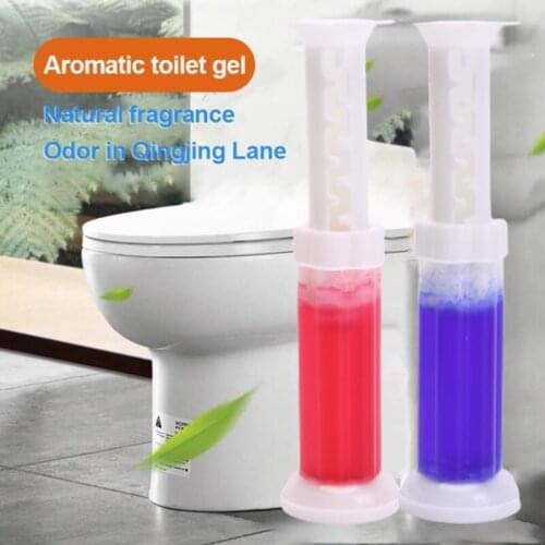 1pc Fragrance Toilet Deodorizer Bathroom Spray Air Freshener Bowl Gel Cleaner Deodorant Bathroom Cleaning Tool