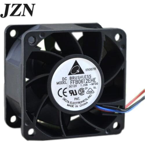 Free shipping 4cm 0.87A 12V (1Pcs) large volume high speed turbo chassis server cabinet fan violence